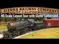 Sierra Railway 1923 HO Scale DCC Layout Tour with Glenn Sutherland