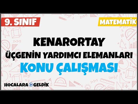 Kenarortay I Üçgenin Yardımcı Elemanları I 9. Sınıf Matematik