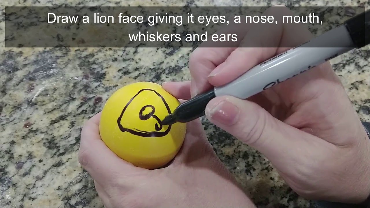 lion stress ball