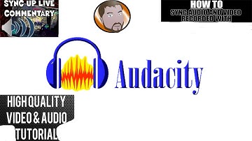 How To Sync Your Videos Using Audacity 2016
