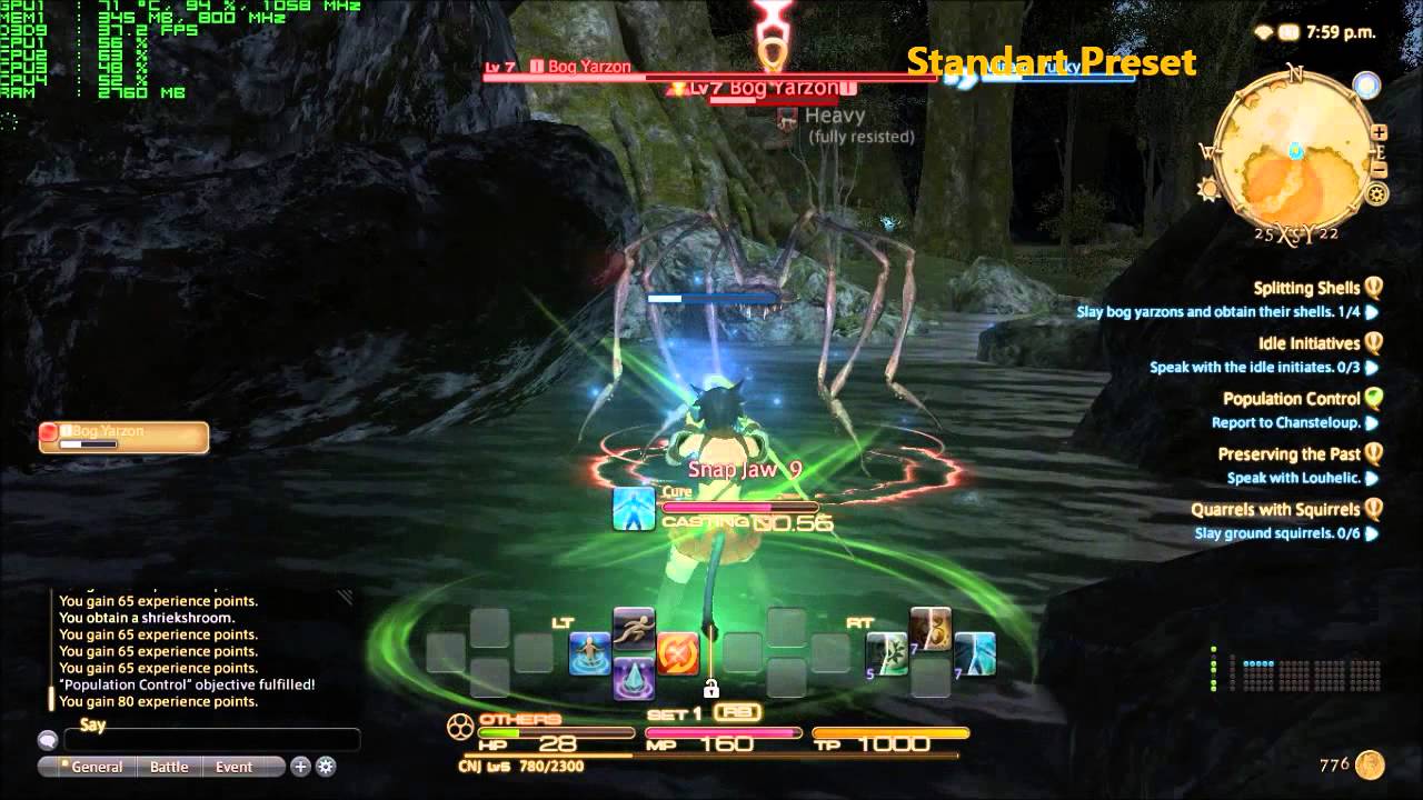 Final Fantasy XIV : A Realm Reborn on Asus X550LB (i5 4200U/GT