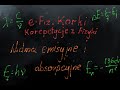 Widma emisyjne i absorpcyjne - Fizyka atomowa - Fizyka współczesna /Fizyka szkoła średnia/