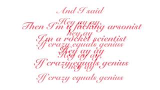 Panic! at The Disco: Crazy= Genius (lyrics)