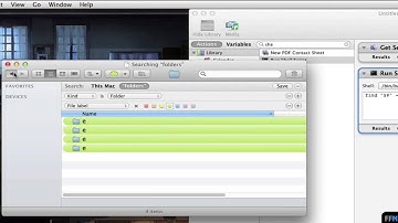 ใช้Automatorค้นหา,เปลี่ยนชื่อ,label,ลบโฟลเดอร์เปล่าฟรีบนMac(1/2)