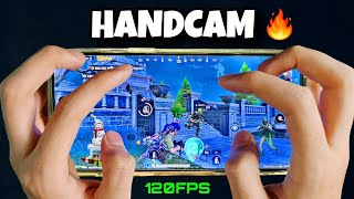: IPHONE 15 PRO MAX PUBG HANDCAM IN 2025/ SMOOTH+120FPS / BEST SENSITIVITY SETTINGS /LIVIK GAMEPLAY