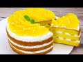 Апельсиновый ТОРТ 🍊 со сливочным Кремом.