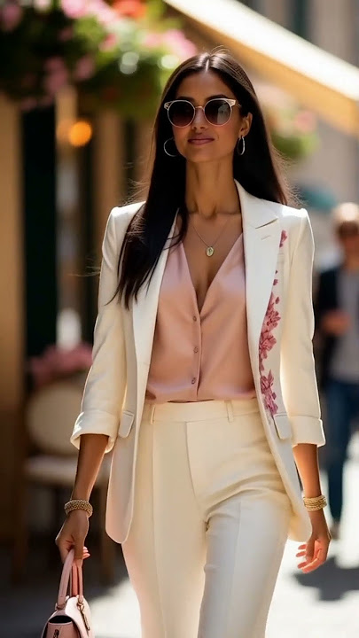 Elegance in Every Step ✨ Chic Summer Street Style for Women | Fashion Trends 2025 #Shorts