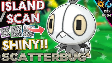 ISLAND SCAN SHINY! Rare Shiny Scatterbug! | Pokemon USUM Shiny Reaction | 308
