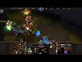 Defense against firelord rush  warcraft 3 4v4 rt