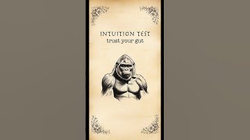 Intuition test ✨ #intuitiontest #challenge #test #psychology #quiz #shorts #braintest #intuition