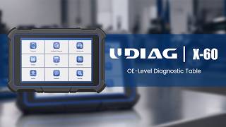 UDIAG X-60 | OE-Level Diagnostic Tablet — CAN FD, DoIP & 34 Service Functions