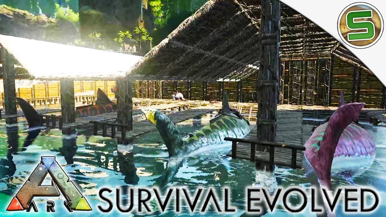 Ark Survival Evolved - EPIC DOCK BUILD [S3E31] - YouTube