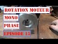 Comment changer la rotation d'un moteur mono phase 220V