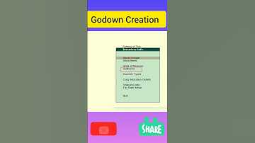 How to Create Godown in Tally ? #sandeepmaheshwari #viral #shorts #tallytips #tallyprime #shortfeed