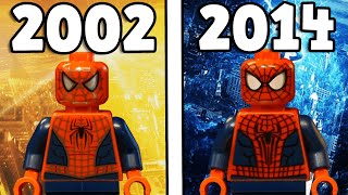 I Built Every SpiderMan Movie In LEGO