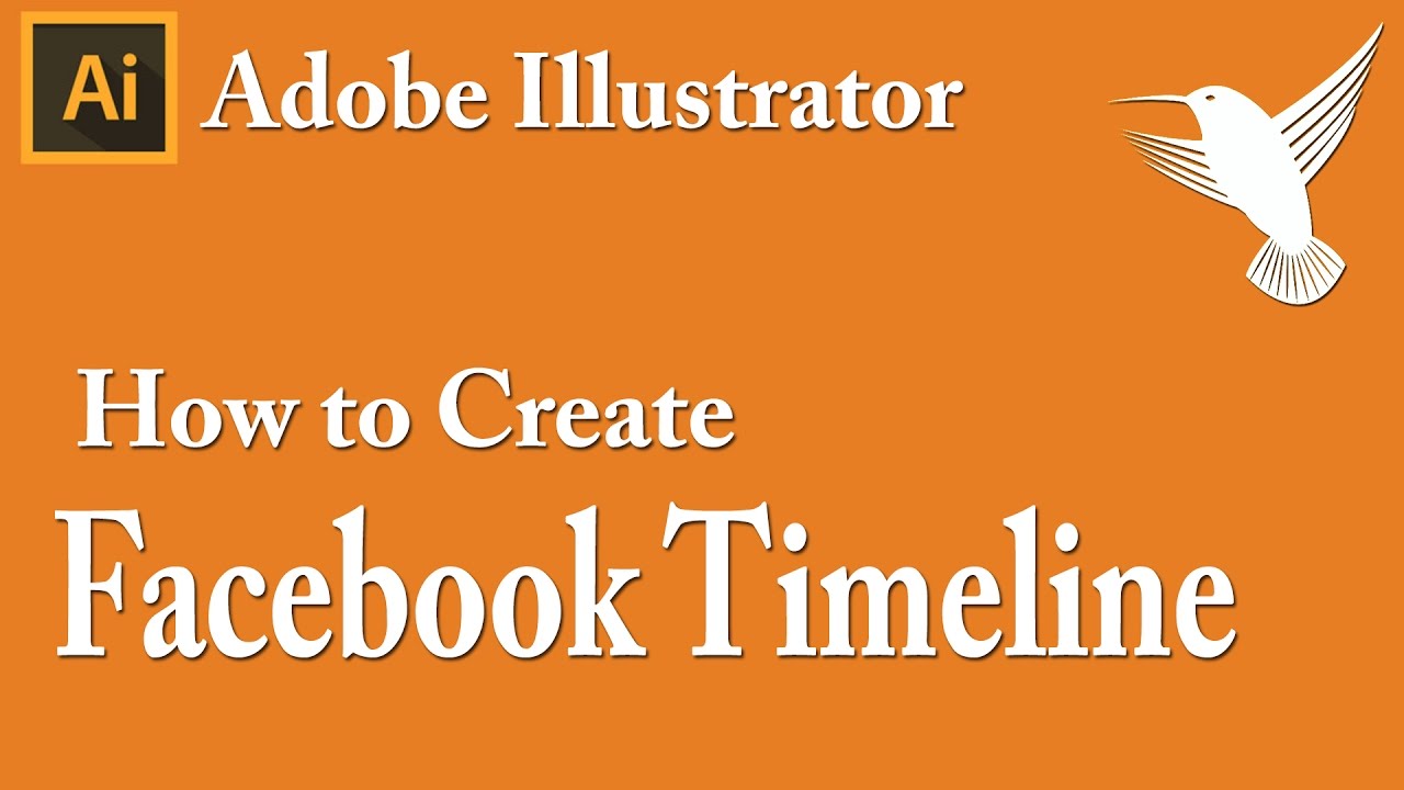 Create A Facebook Timeline Image With Illustrator Youtube
