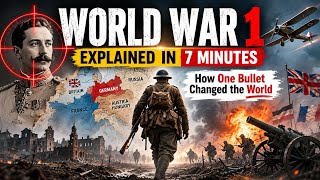 World War 1 Explained in 7 Minutes | How One Bullet Started a Global War