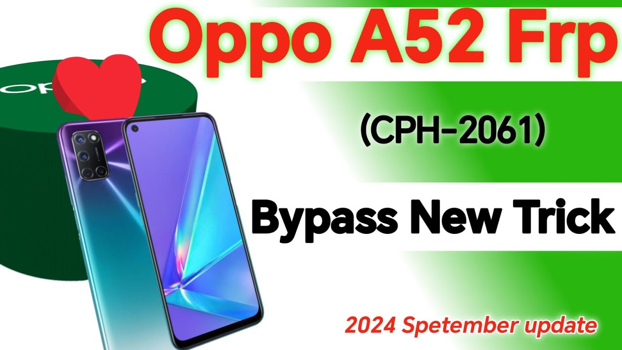 Oppo A52 Frp Bypass 2024// Frp Bypass Oppo A52 New Method//All Oppo Frp Bypass Trick