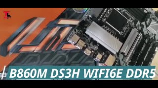 B860M DS3H WIFI6E Gigabyte DDR5 AI Overclocking For peak performance | Tech Land