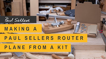 Making a Paul Sellers Router Plane from a Kit | Paul Sellers