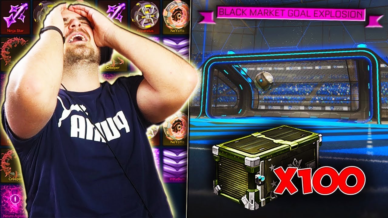 All we need is the NEW BLACK MARKET GOAL EXPLOSION... So I opened 100 NEW VINDICATOR crates!