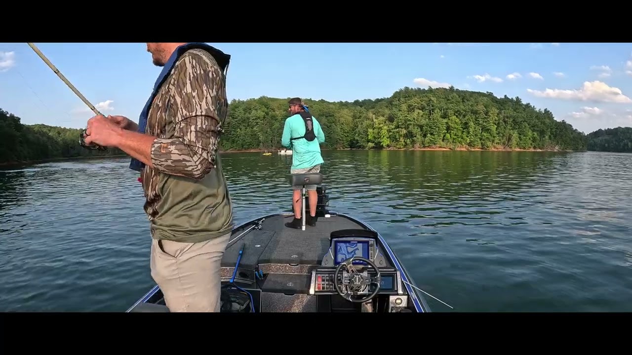 Bass Fishing Philpott lake 8-10-24