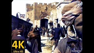 1897 Jerusalem Jaffa Gate - old video in color