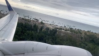 United 737900ER Takeoff from San Juan