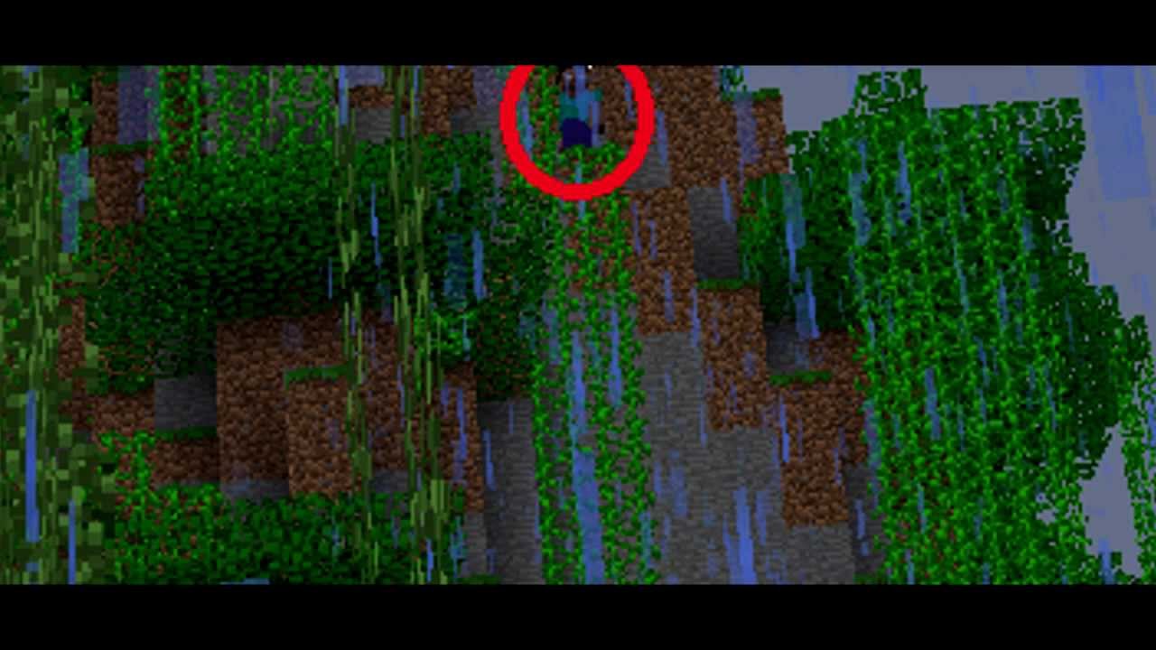 Minecraft possible Herobrine sighting? 2015 - YouTube