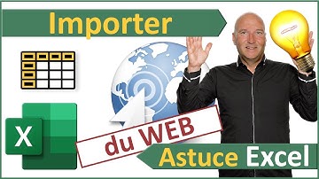 Importer des tableaux du Web dans Excel