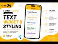 Cara Styling Text di Flutter Biar UI Jadi Keren 😍 (PART 5 )