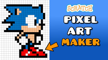 Scratch PIXEL ART Creator 👾 Game Tutorial