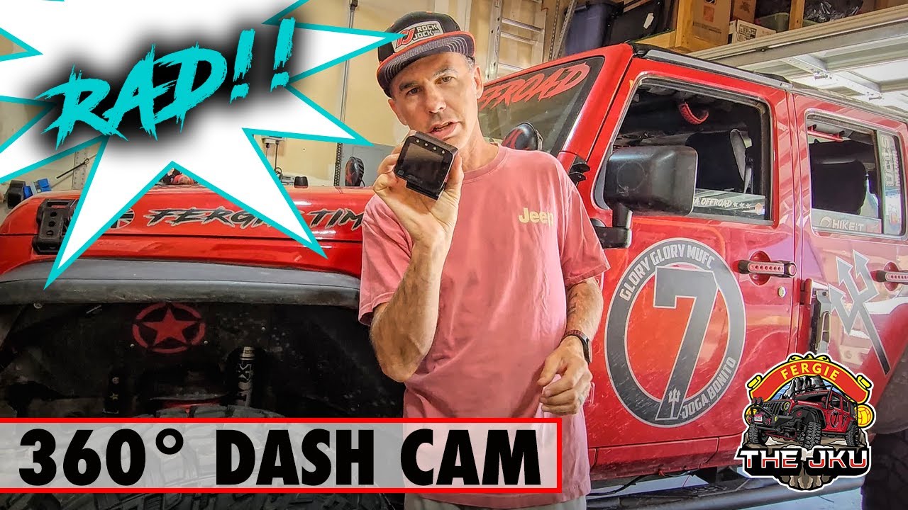 The Ultimate Jeep Wrangler 360 Dash Cam Unbox/Install/Review