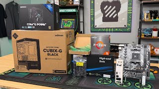Ryzen 5 5500 + RX 590 Spare Parts PC Build - !PCBros