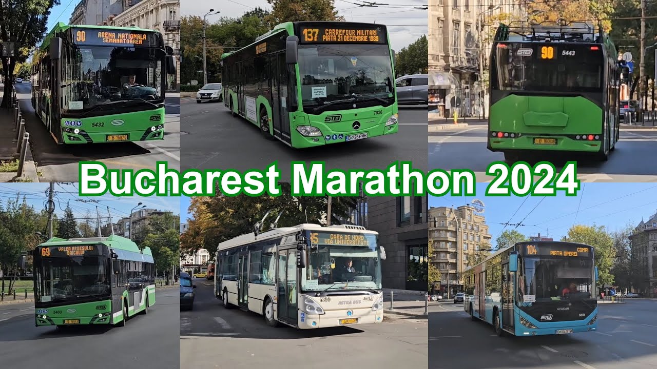Deviation of the lines for the "Bucharest Marathon 2024" event