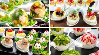 Creative Easter Deviled Egg Ideas: Adorable Chickens, Aspic & Gourmet Toppings!