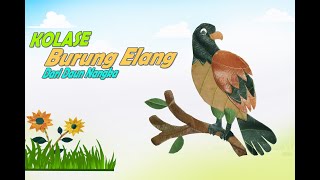 Cara Membuat Kolase Burung elang Dari Daun | How to Make an Eagle Collage From Leaves.