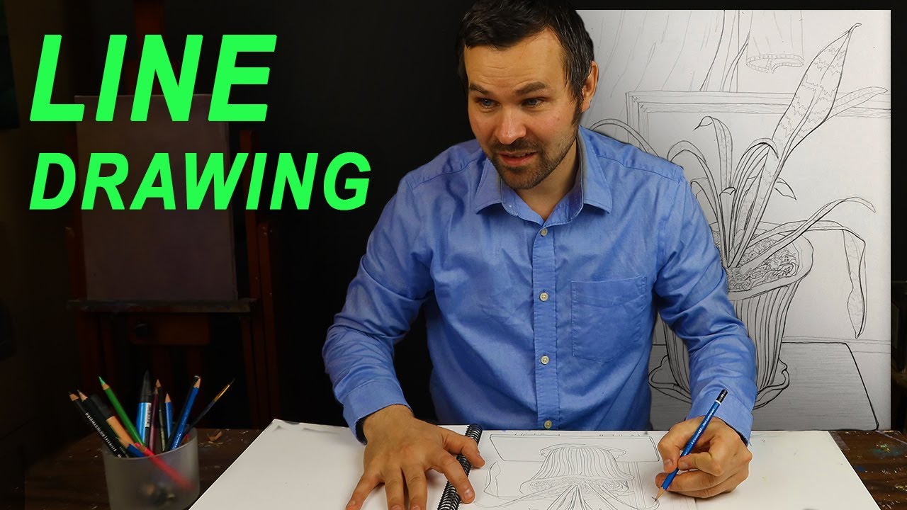 Learn How To Draw | LINE DRAWING TUTORIAL For ALL LEVELS - YouTube