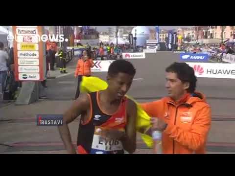 The marathon participant accidentally won | შეცდომა მარათონის დროს