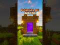 Decoracion de portal menos de 1 minuto #minecraft #tutorial ##building #shorts