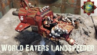 HOW TO MAKE 40K Landspeeders for the World Eaters // Chaos Space Marines - Terrain Tutorial