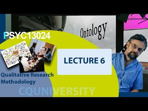 CQU PSYC13024 Lecture 6