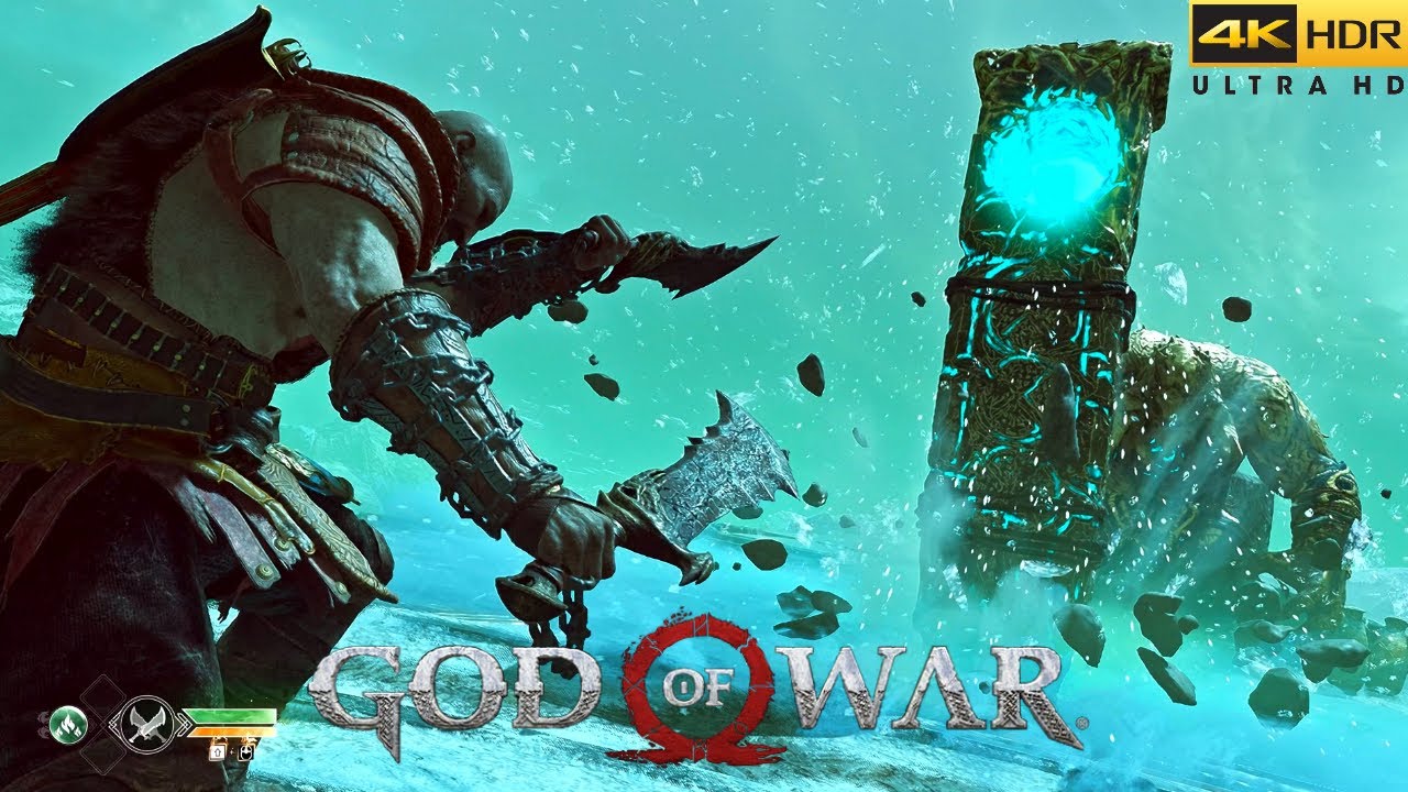 God of War – Kratos Kills the Hell Gatekeeper (Boss Fight) - YouTube