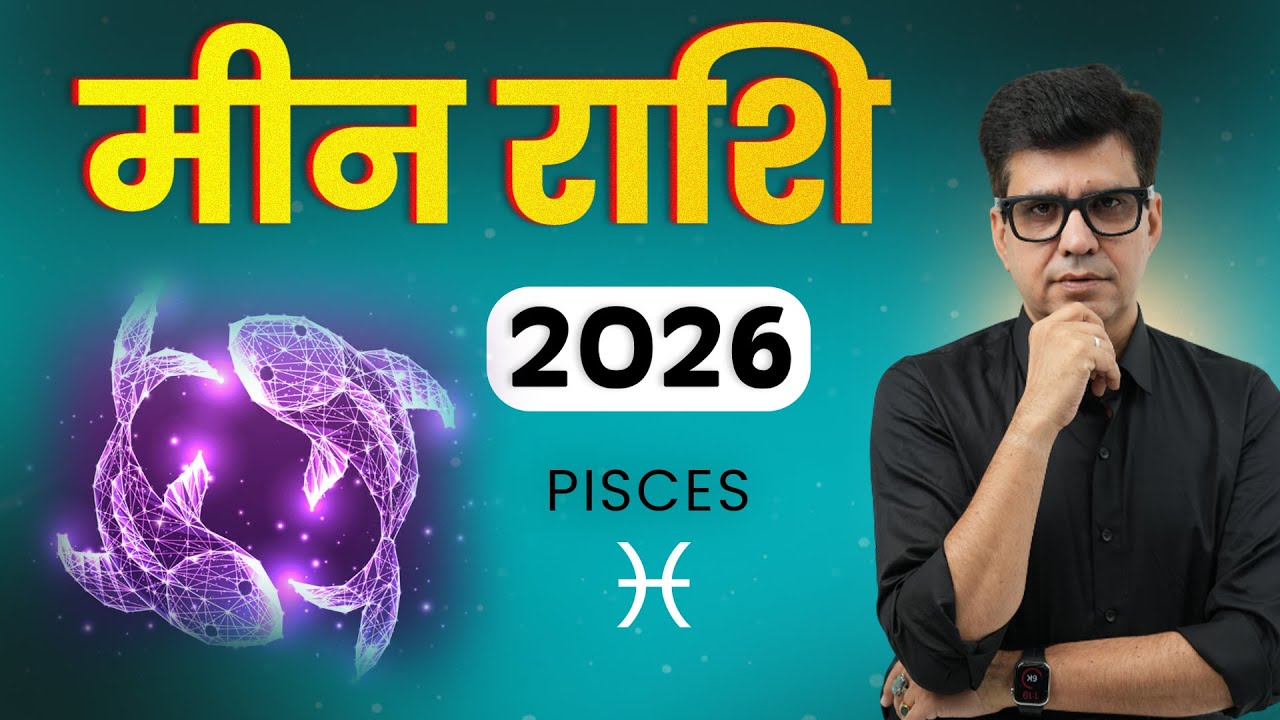 मीन 2026: बदलावों से भरा साल | Pisces  Horoscope | Happy Life Astro | Dr Yogesh Sharma