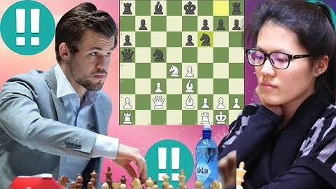 One of the most Famous Magnus Carlsen vs Hou yifan  27