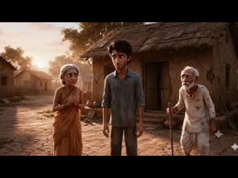एक छोटा सा गांव में रवि नाम का लड़का रहता था #motivation khani kids cartoon #cartoonvideo 