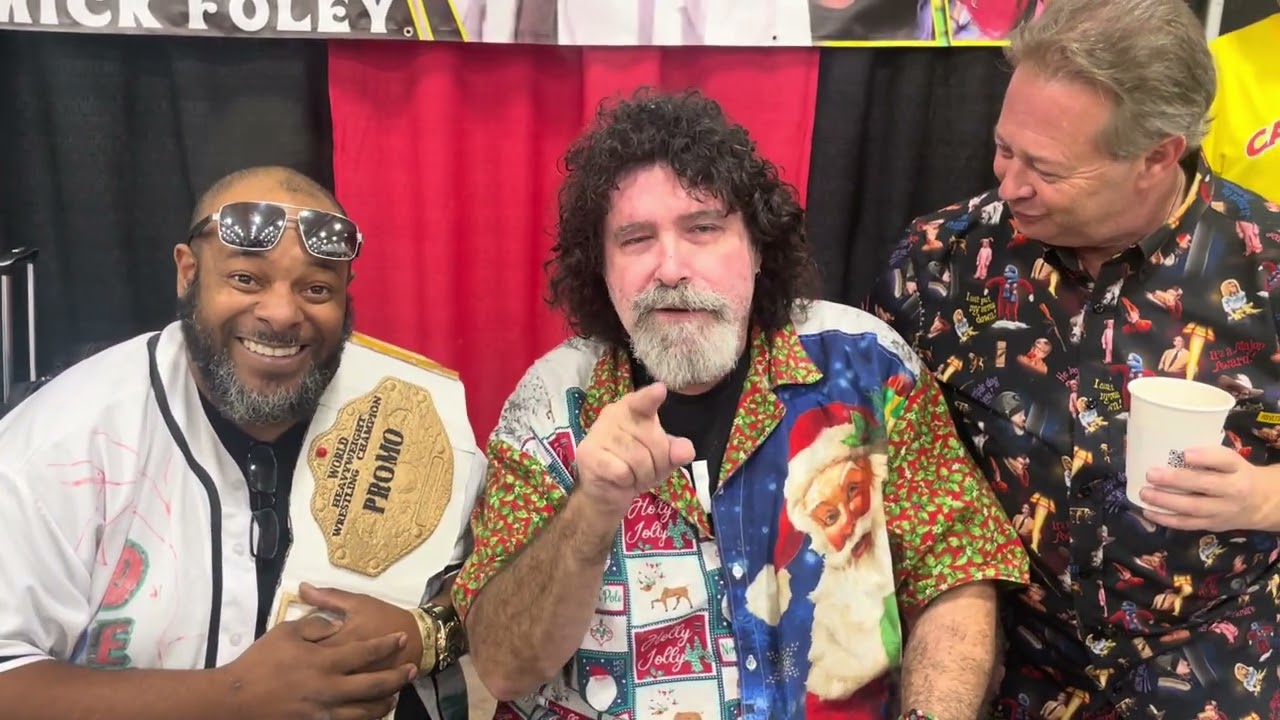 Comedian Chef 24/7 gives Wrestling Legend @MickFoley his best promo