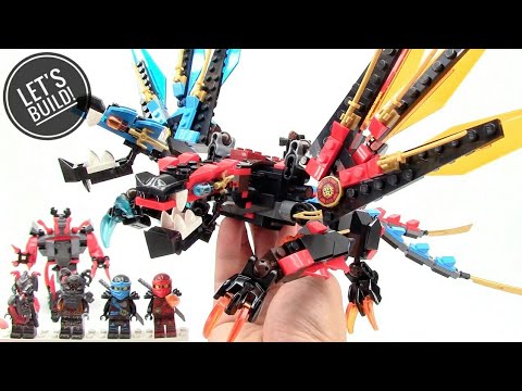 Lego Ninjago Legacy 70679 The Ultra Dragon Speed Build. 
