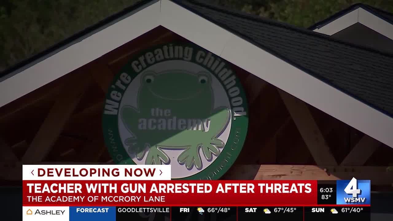 Teacher with gun arrested after threats - YouTube