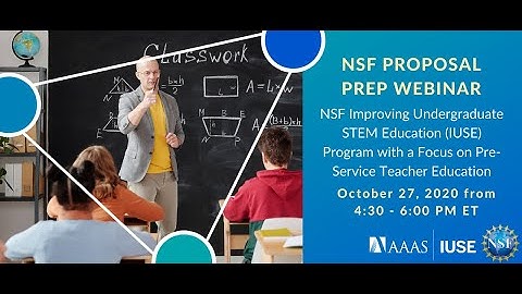 NSF Improving Undergraduate STEM Education Program with a Focus on Pre-Service Teacher Education